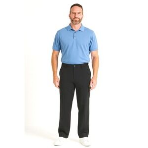 Adidas‎ Climalite Mens Golf Pants 36x32 Black Trousers Active Athletic Wear